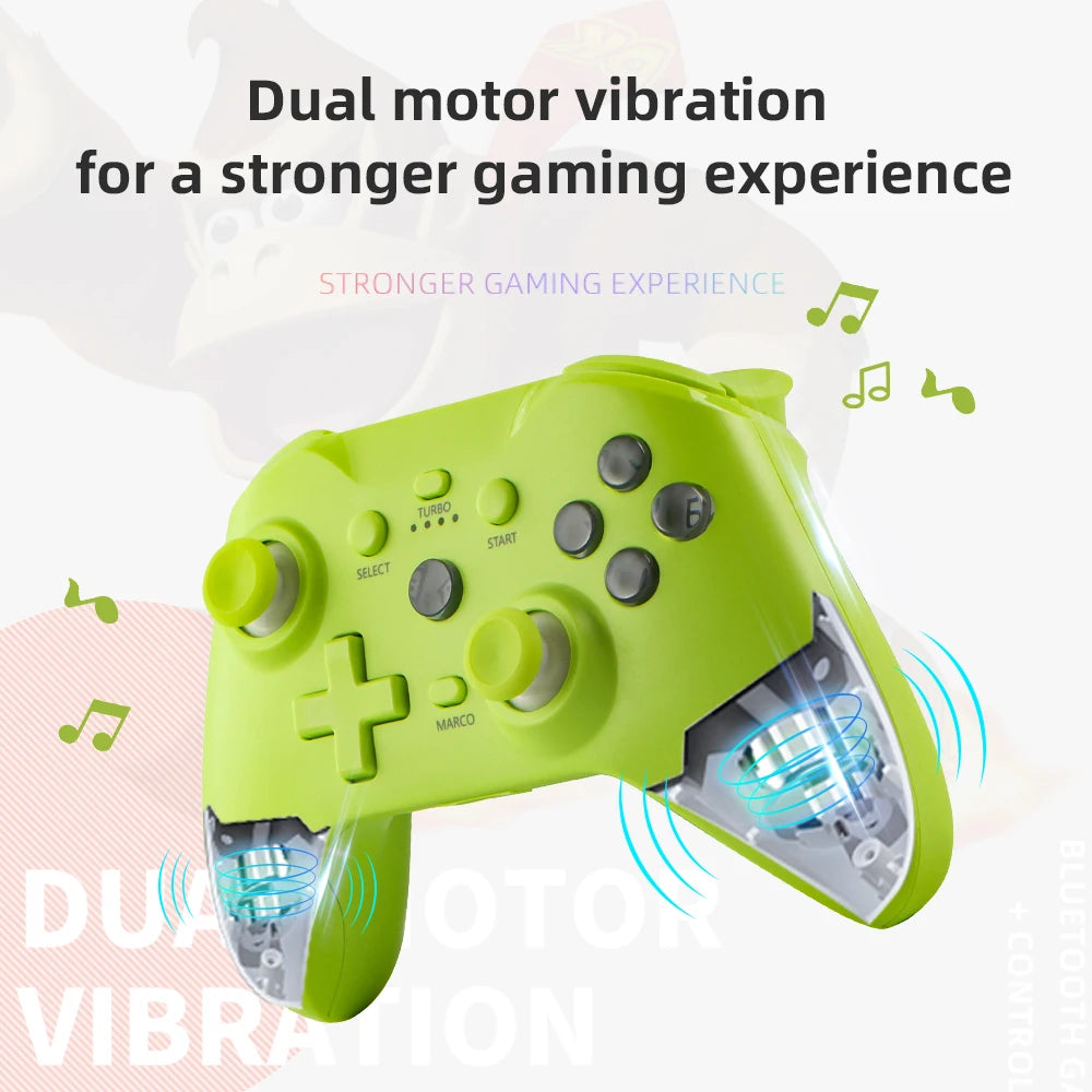 Switch Gamepad Wirelless Controller for Android Phones/Ios/Computers Win10/Ps4 with Dual Motor Vibration